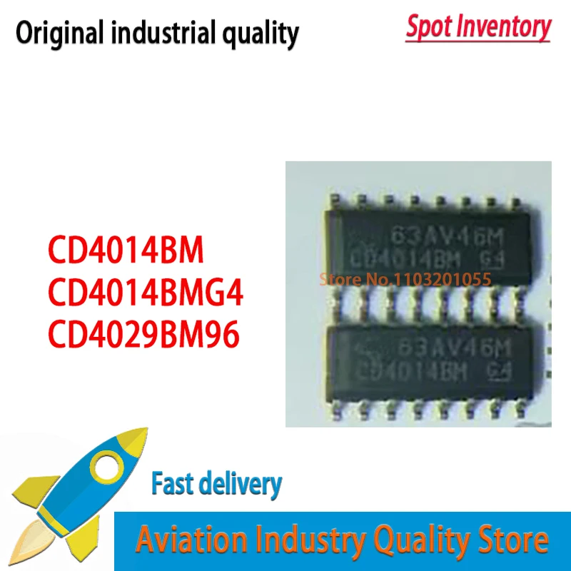 10PCS/LOT CD4014BM CD4014  SOIC-16 CD4014BMG4 CD4029BM96  CD4029BM CD4029  New Original  In Stock