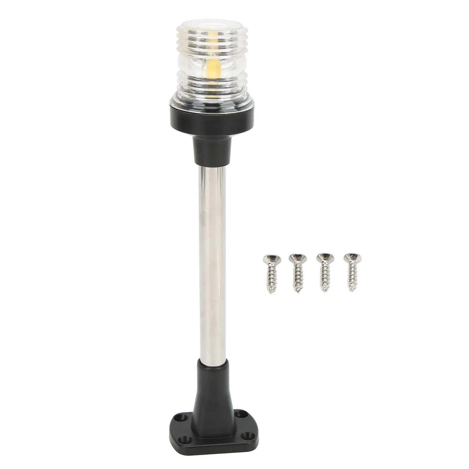 

Stern Light 30cm Height IP66 Waterproof Fixed Base Navigation Lamp High Visibility with 4 Screws for yachts Speedboats