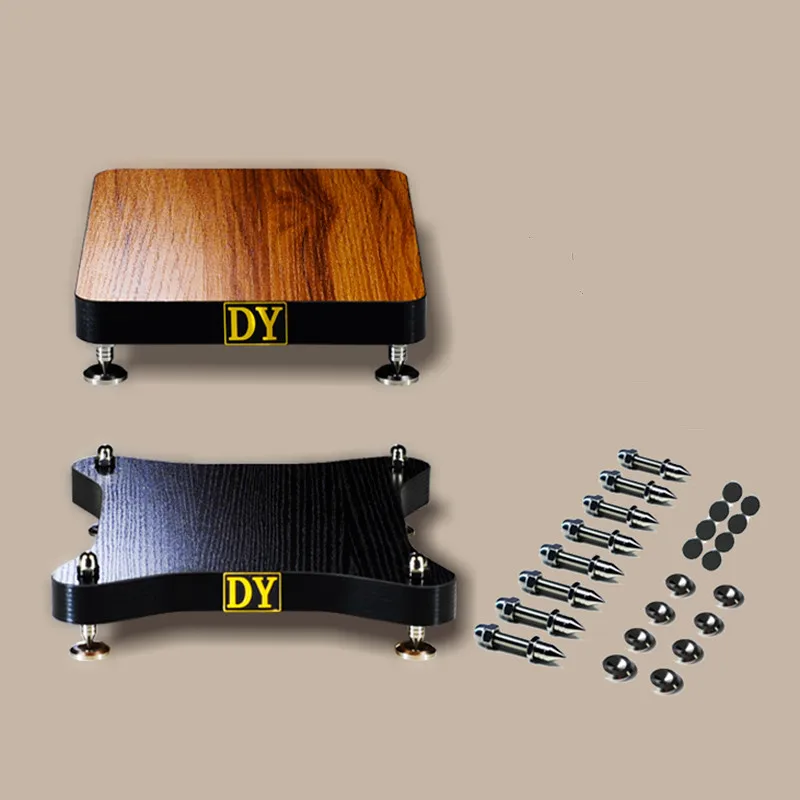 DY-09 HIFI الصوت المتكلم مضخم الصوت صينية قاعدة لوحة سطح المكتب امتصاص الصدمات قوس ترايبود رف (1 قطعة)