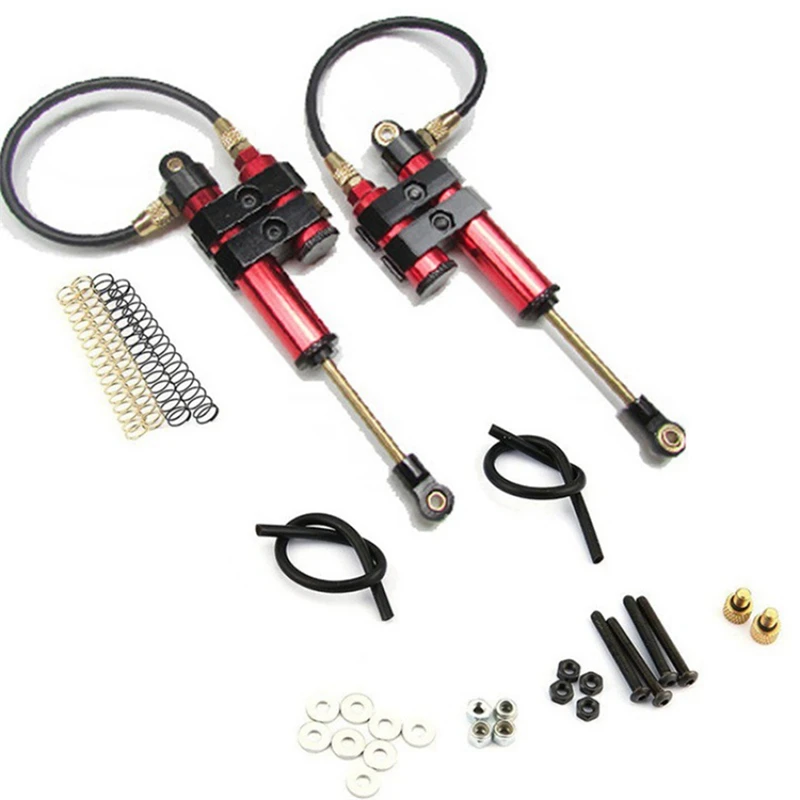 B-M For TRX4 TRX6 SCX10 Ghost Simulation Climbing Car 100mm Negative Pressure Shock Absorber Metal Shock Absorber