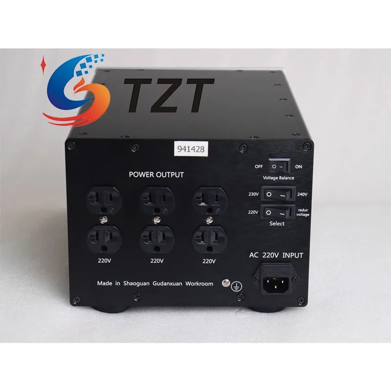 TZT GDX-2000 2000W Balanced Isolation Transformer Audio Power Filter Processor with US Standard