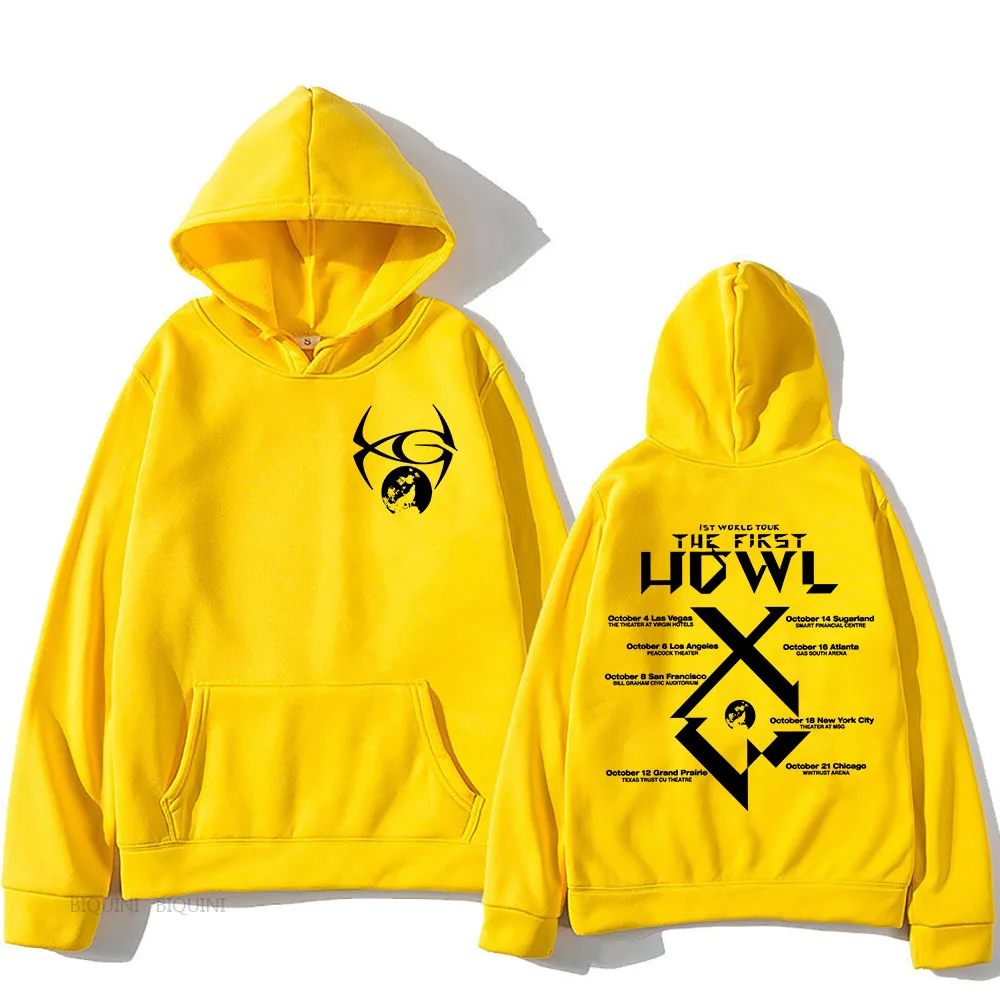 

The First World Tour XG Band Hoodies Woke Up 2024 Album Print Sweatshirts for Fans Sudaderas Con Capucha Men/Women Clothes