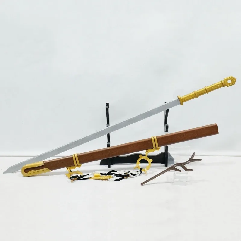 

In Stock Arknights SuiJia Wang Game Arknights Cosplay Wooden Sword and Hairpin Model Toy Role Playing Prop Costumes Accessories