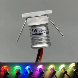 Mini Led Spot Light 1W Ceiling Spotlight Acrylic Dimmable 12V Spots for home stair celing cabinet Bar Car display DIY Lighting