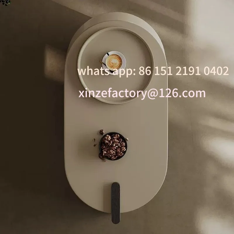 غرفة قابلة للتخصيص، متعددة الوظائف، مجموعة جديدة، فن تلسكوبي، شقة صغيرة، طاولة قهوة حديثة وبسيطة #2