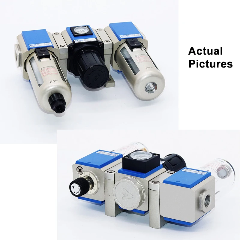 Airtac Pneumatic Filter GC200 300 400 600 Triple Unit Air Source Processor