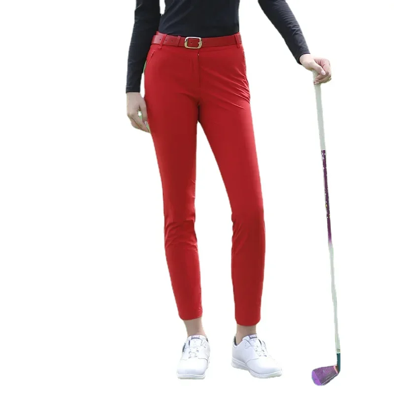 PGM Spring/Summer Golf Women's Sports Pants Comfortable, Slim Fit and Slim Ninth Pants image 2