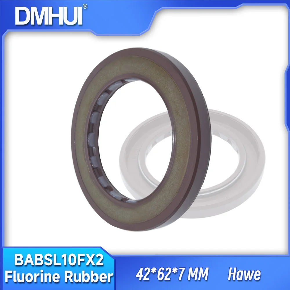 BABSL10X2 Type Pump Hydraulic Machine Rotary Shaft Seal High Pressure Resistance FPM Material 42*62*7 MM ISO9001 Certificate