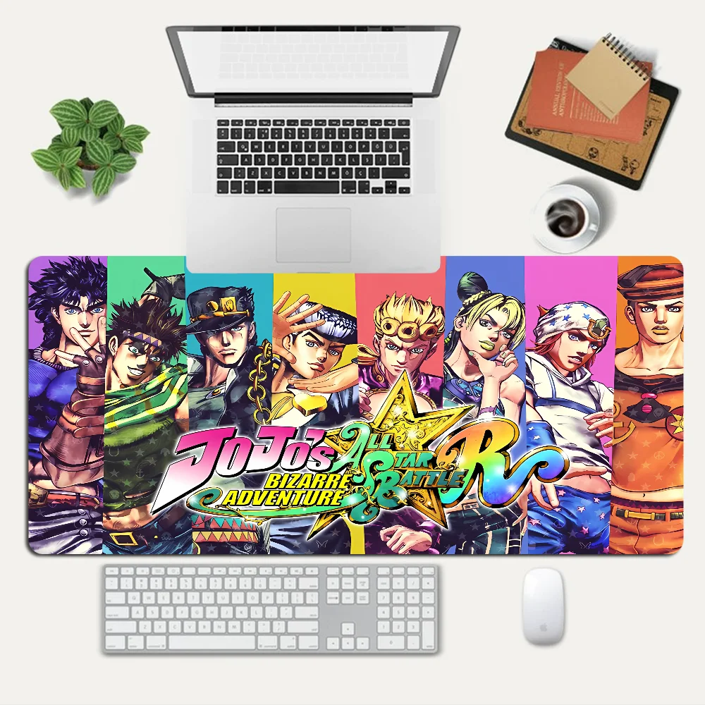 Jojo Bizar Avontuur Muismat Custom Huid Bureaublad Mat Kawaii Gaming Accessoires Studenten Schrijfblok Voor Pc Computer