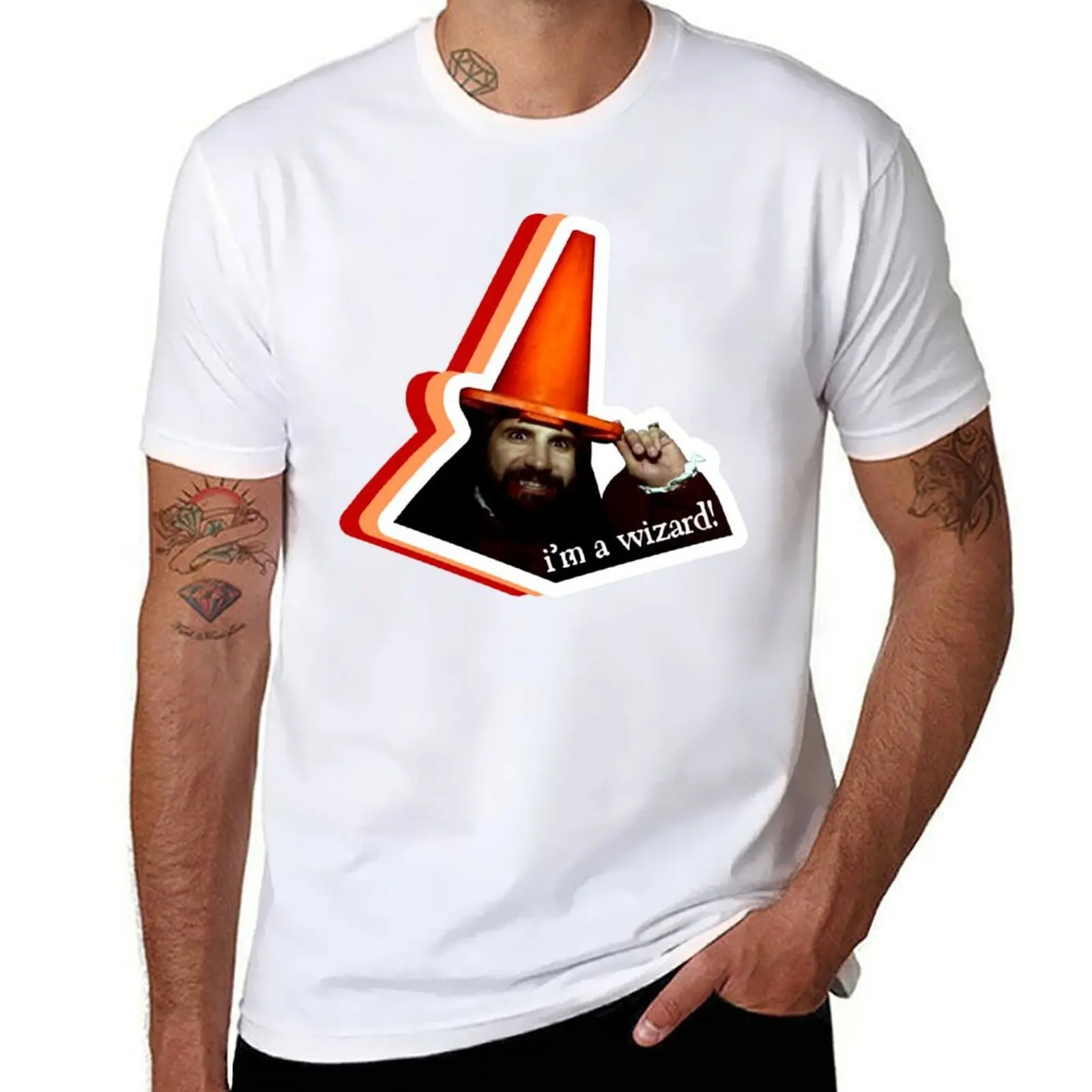 

Behold Its Nandor the Relentless Wizard Tri blend T-Shirt men t shirt cotton 100% funny t shirts cotton T-Shirt