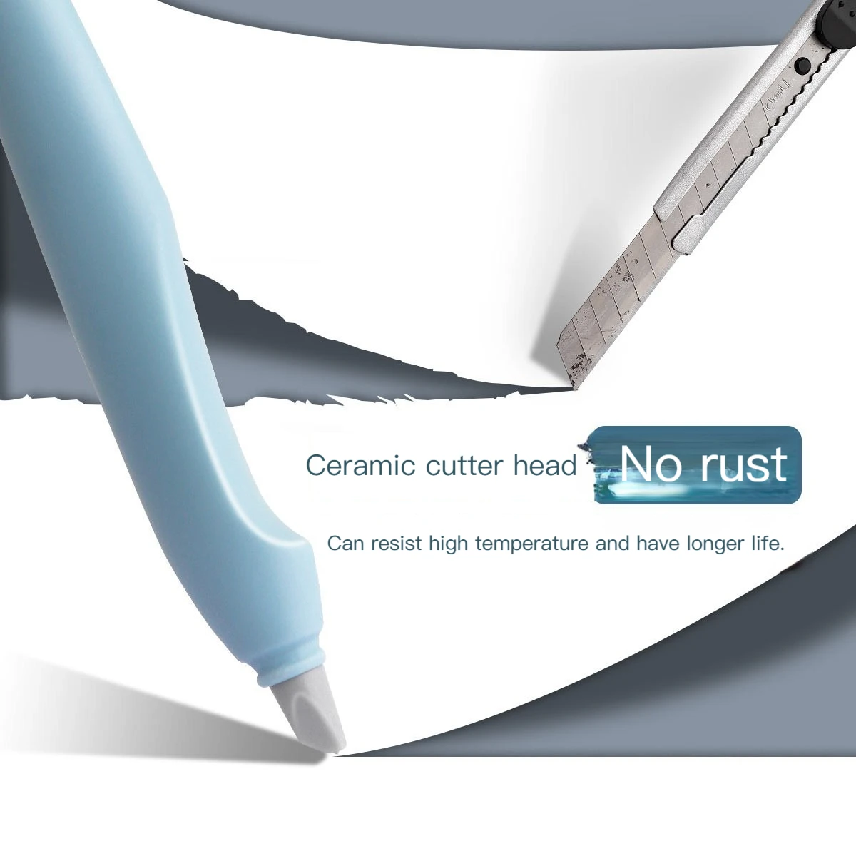 سكاكين القلم السيراميك القاطع سكّين متعدّد الاستخدامات للفن الدقة نحت سكين مايكرو قابل للسحب شفرة قطع الورق القرطاسية #4