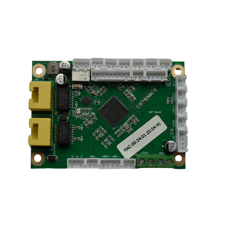 Oem Sip POE Voip Outdoor Industrial Emergency Intercom Phone Module Telephone Main Pcb Circuit Motherboard With Dry Contact