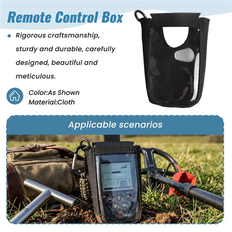 A08R For XP Deus2 Metal Detectors For XP Deus 2 Remote Control Box Protection Caver For XP Deus 2