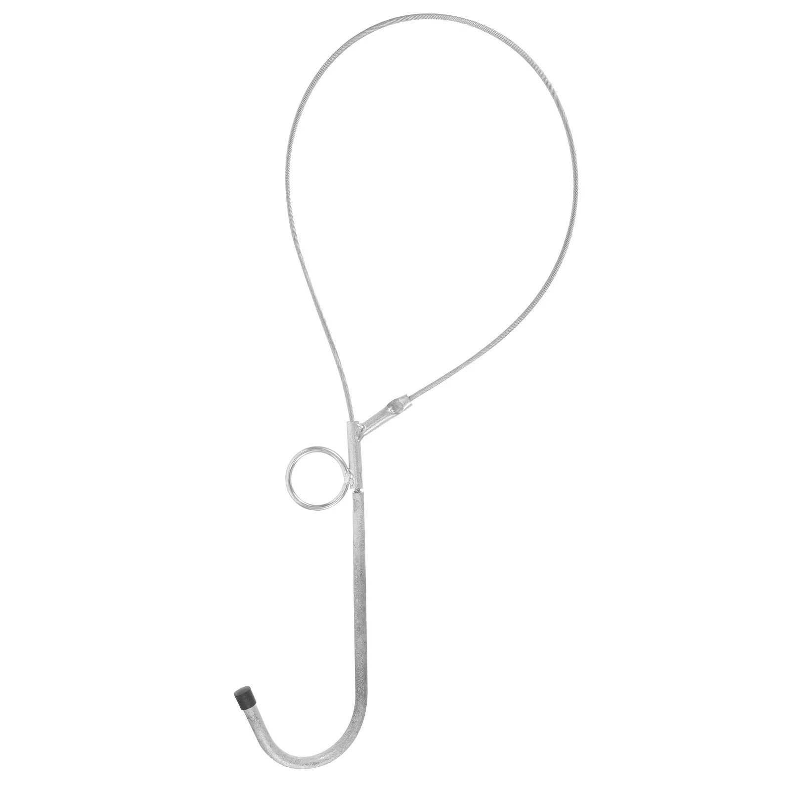 Coletor de porco de aço inoxidável, durável, suporte para animais de fazenda, fácil operação, ferramenta de captura de gado, acessório profissional de fazenda