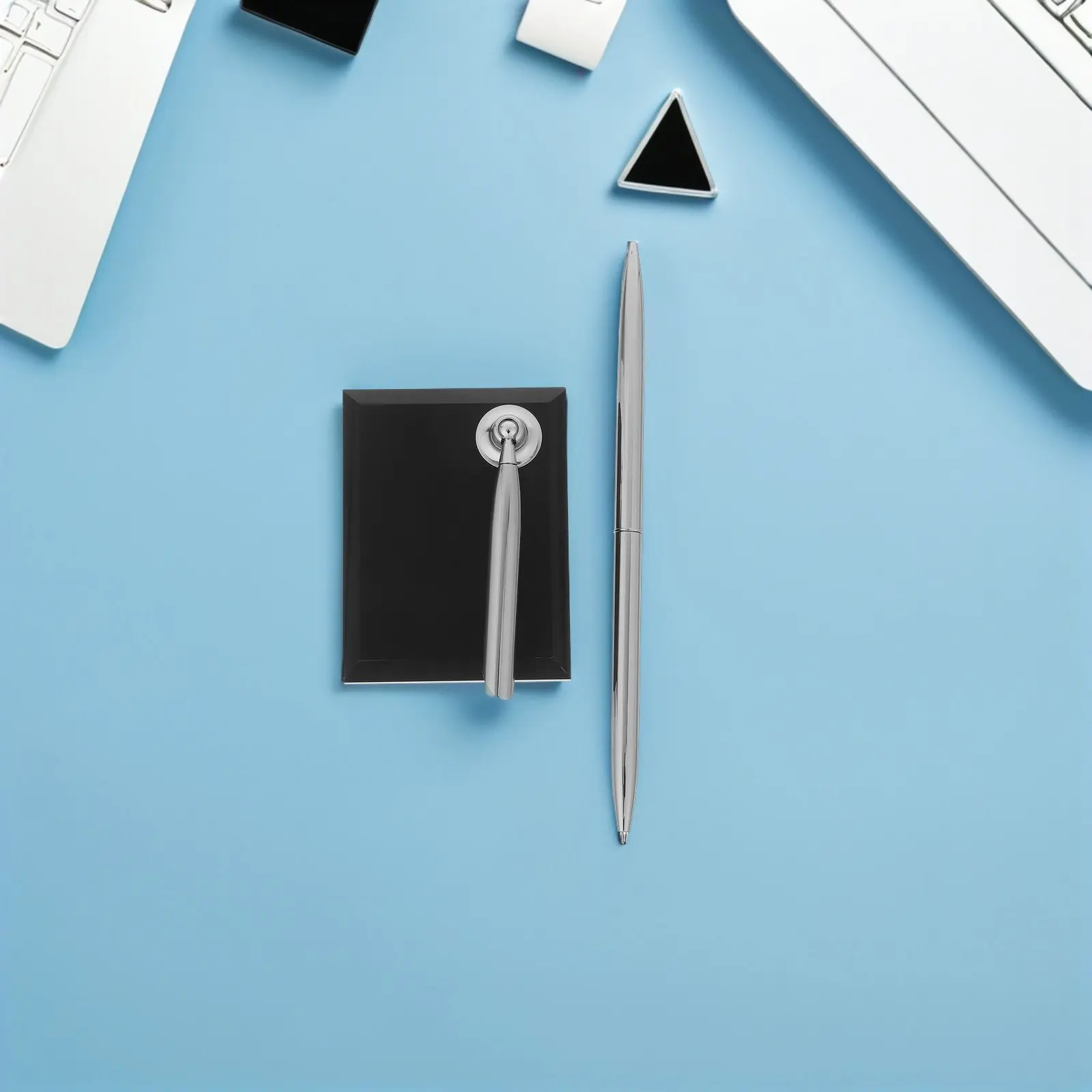 

Signing Pen Core Acrylic Rectangular Base Luxury Desk Ballpoint Professional Reception Guest Book Wedding Signing Pen Set
