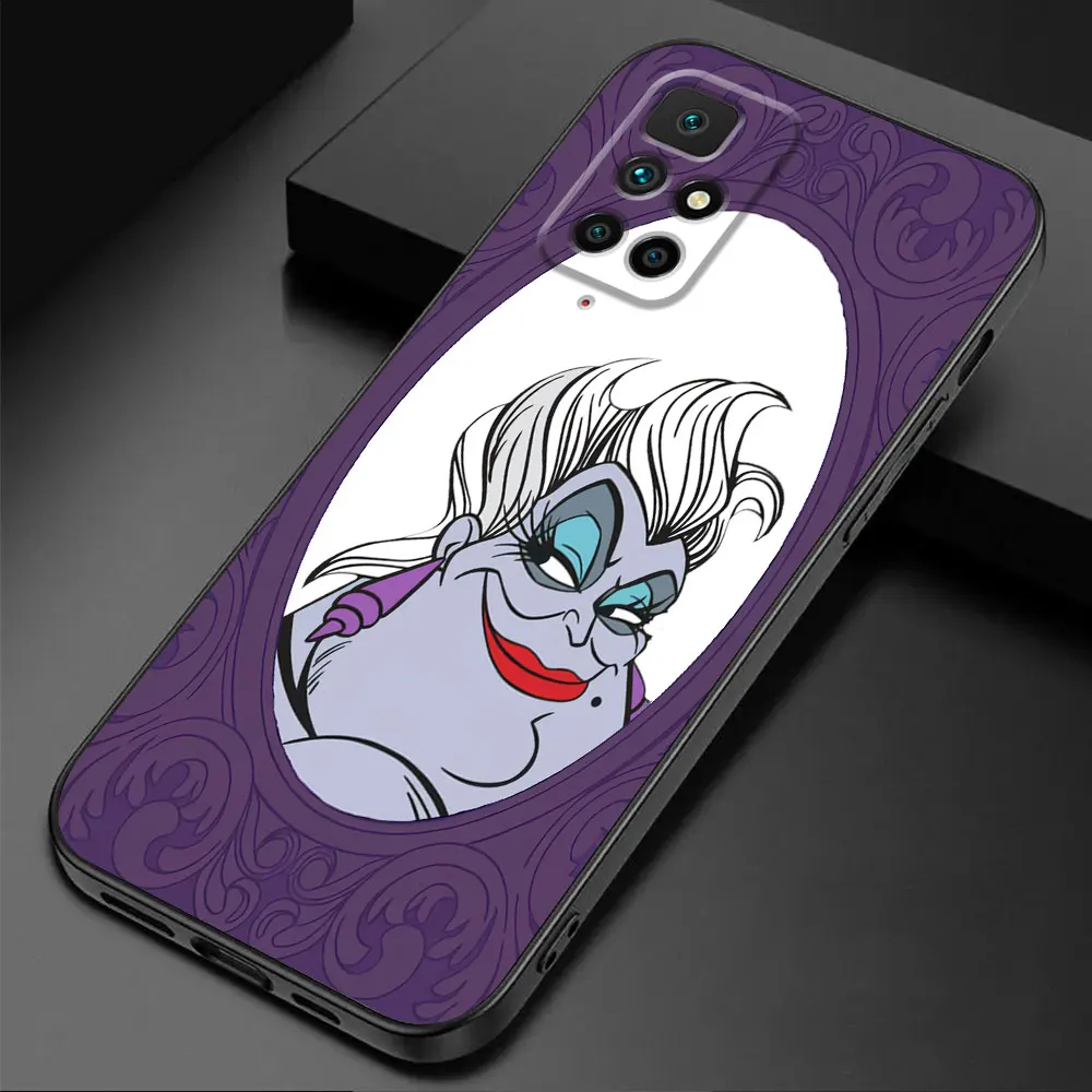 Villain Witch Queen Disney Case for Xiaomi Redmi Note 10S 12S 9 8 7 8T 9T 11 Pro 10 11S 9S 13 Pro 12 Shell TPU Soft Cover