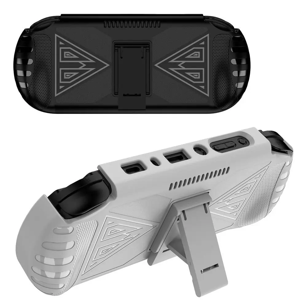 

TPU Handheld Game Console Case with Kickstand Anti Slip Protective Cover Ergonomic Shockproof for ANBERNIC RG VITA / RG VITA Pro