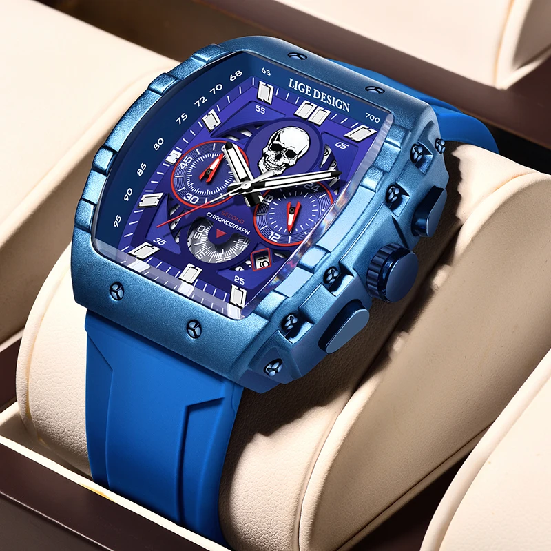 

Новые кварцевые мужские часы LIGE: спортивные, повседневные, модные, люксовые, водонепроницаемые, светящиеся, наручные часы для мужчин, подарок для него, Reloj Hombre
