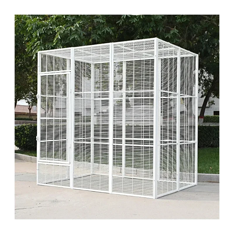 Manufacturer Wholesale High Quality Heavy Duty Metal Iron Pet Run Outdoor Big Large BirdDog Enclosure Fence House Kennel Cage