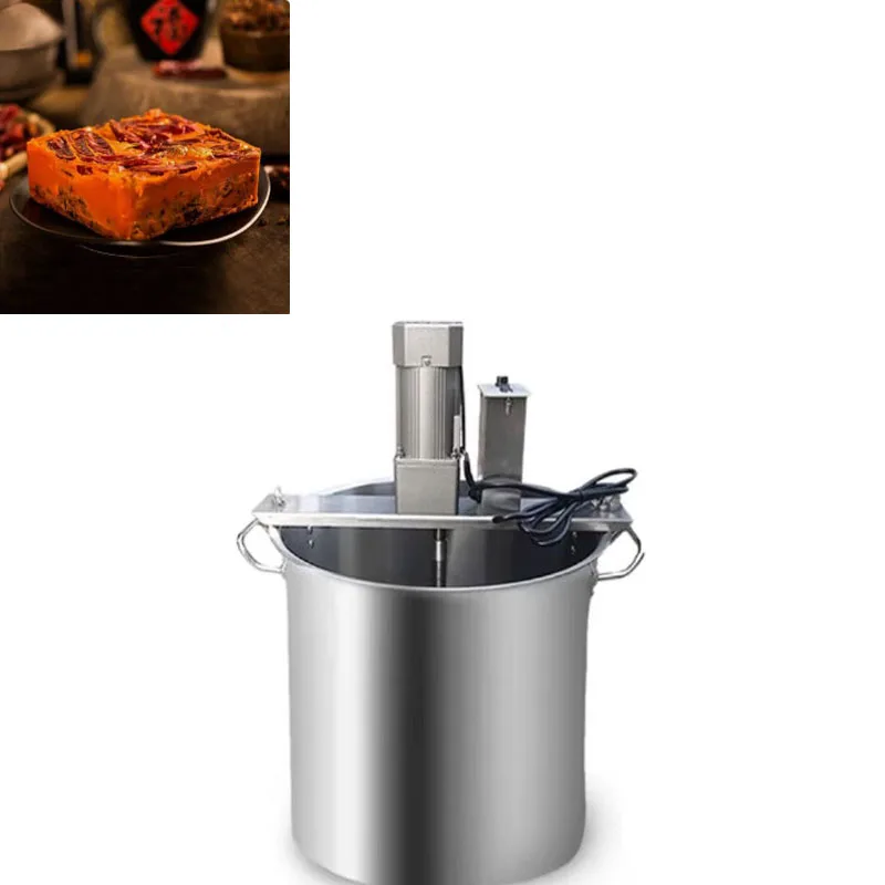 ماكينة آلية لتقلية الأواني الساخنة ، خلاط صغير ، جمبري بارد وزيت الفلفل الحار المزدوج ومربى الصلصة المقلية والكعك البارد ، سمك من النوع 30 قاعدة