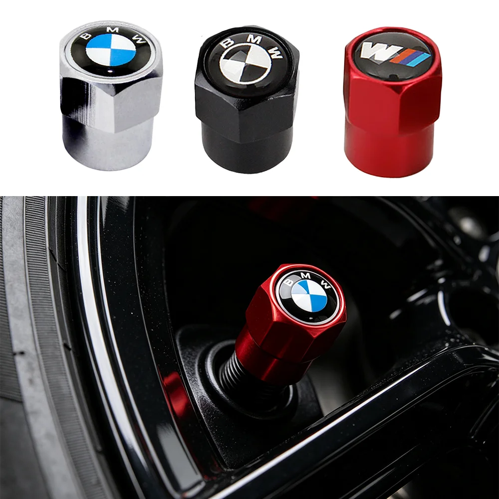 4 Peças Tampas de Válvula de Pneu para Carro, Acessórios Automotivos para BMW Performance M E46 E90 E60 F30 F10 E36 G20 X2 X5