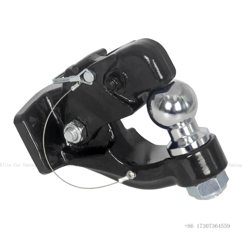 

8Ton 17600lbs Forged Trailer Hitch With a 50mm or 2inch Ball Off-road Refit Tow Hook Device Pintle Hook Parts Car Accessor