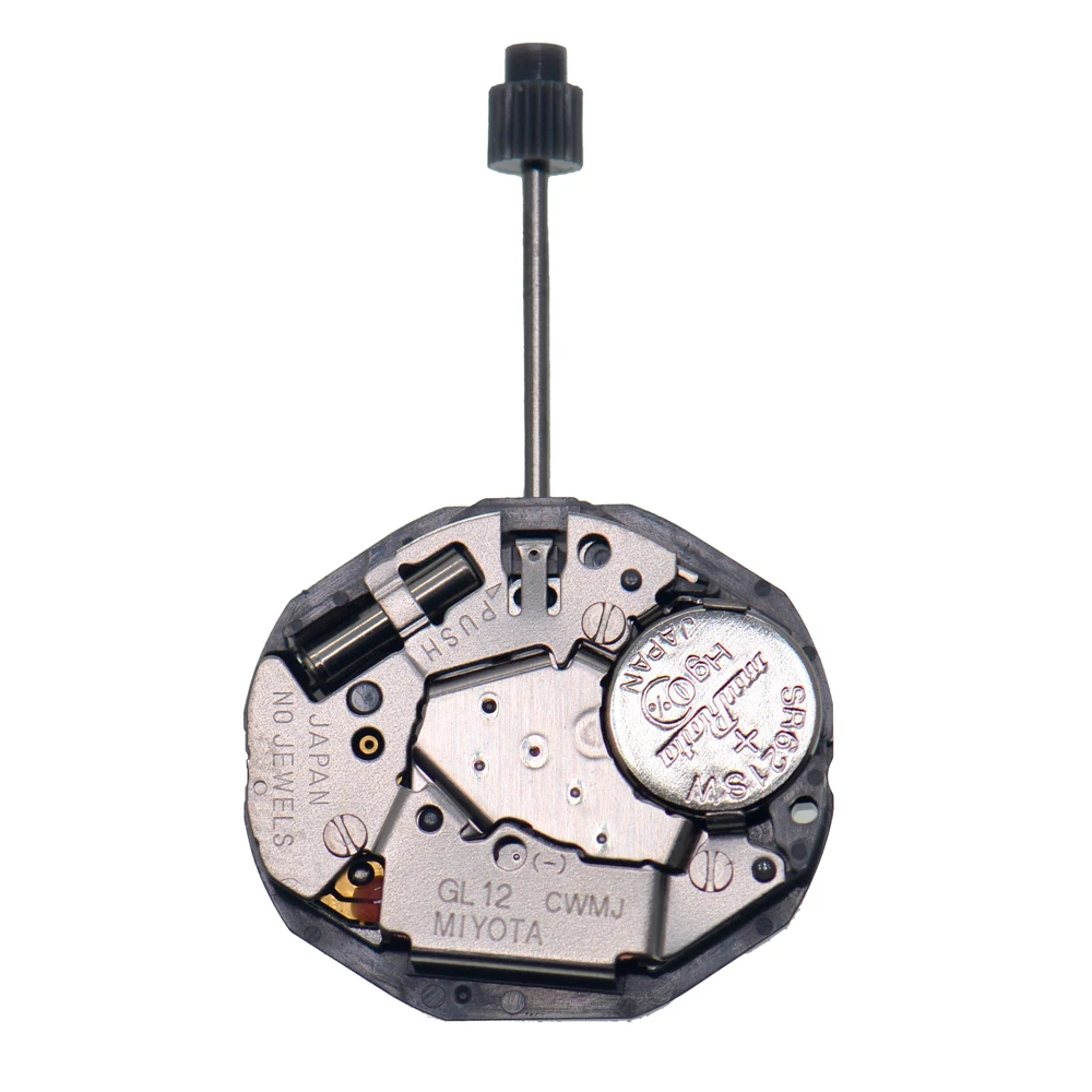 Miyota GL12D-3 Quartz Watch Movement 3-Hands Replacement Electronic Movement For Replacing Part Watch Accessory Watch Accessor