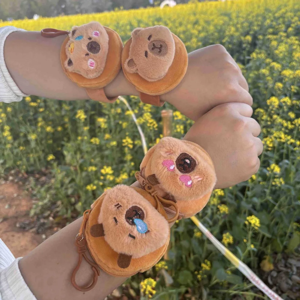 criativo-novo-kapibala-snap-ring-zero-carteira-de-pelucia-dos-desenhos-animados-pulseira-snap-anel-alca-portatil-pode-ser-pendurado-em-uma-bolsa