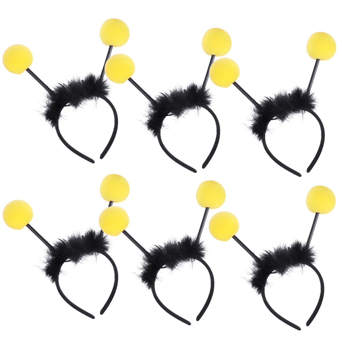 

6Pcs LED Headband Party Hair Halloween Cosplay Performance Hair Accessories Cute Glowing Headdress