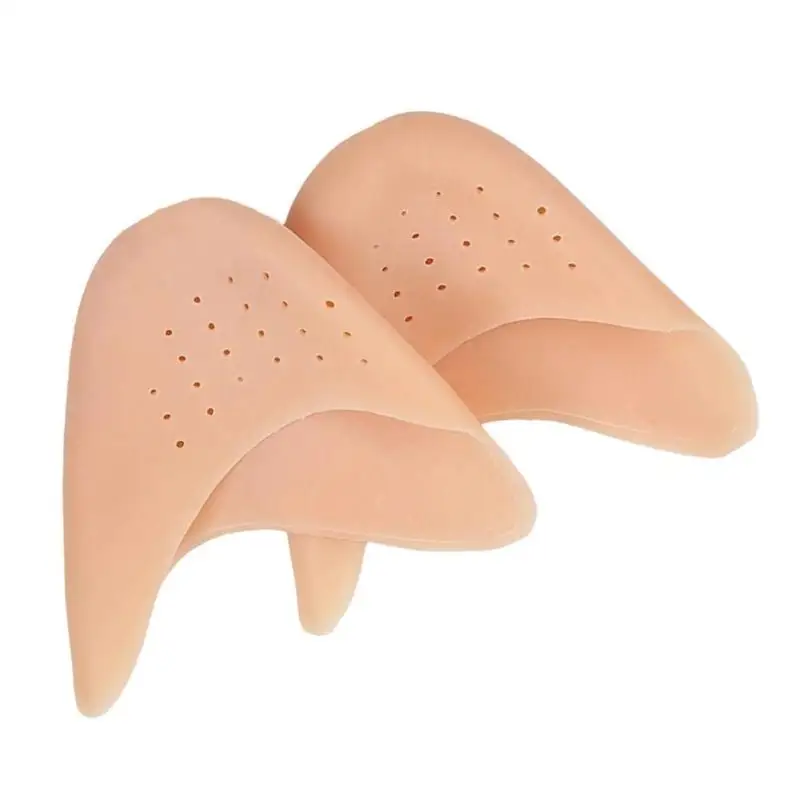 39BD Ballet Pointe Toe Pad Toe Soft Silicone Gel Protectors Toe Pouches with Hole