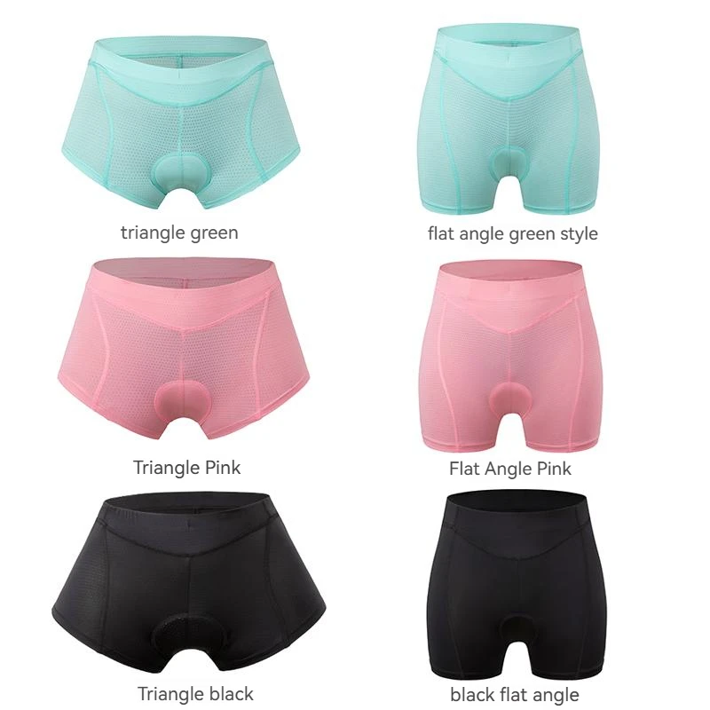 JEPOZRA-Pantalones cortos de ciclismo acolchados 3D gel para mujer, ropa interior cómoda, medias de compresión, calzoncillos de bicicleta, bicicleta