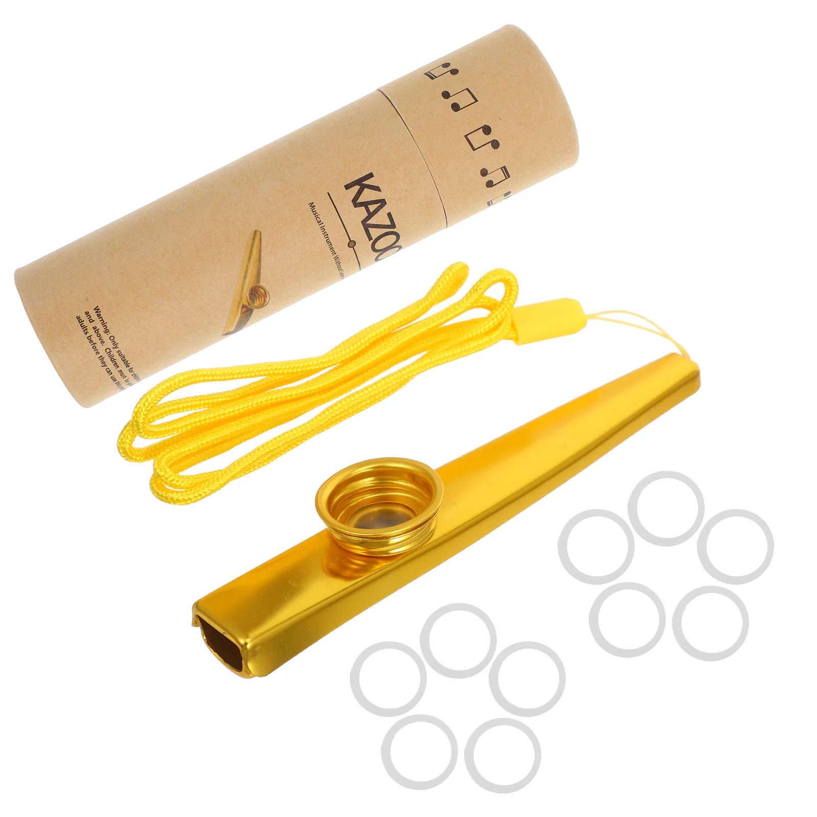 Kazoo Set Kids Musical Instruments Metal Aldult 1220X200X170CM Practice Small For Performance Golden Kazoos Bulk Toddler