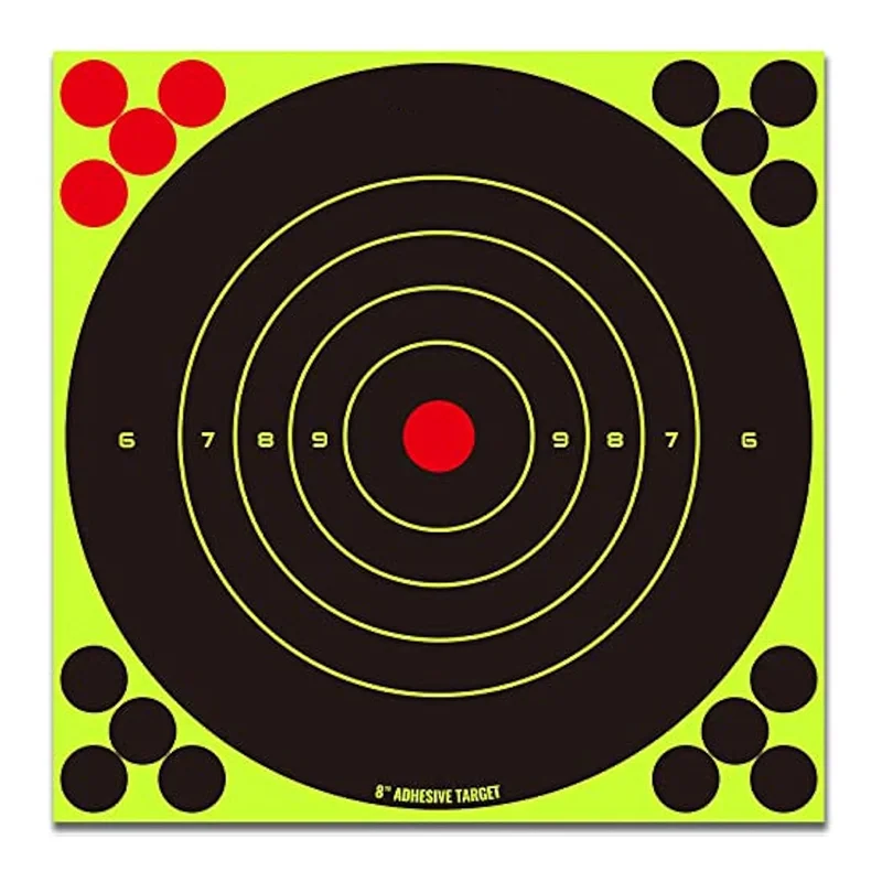 

A99I-100 шт. флуоресцентные зеленые наклейки для мишеней с бантом и наклейками, простая установка, простая в использовании