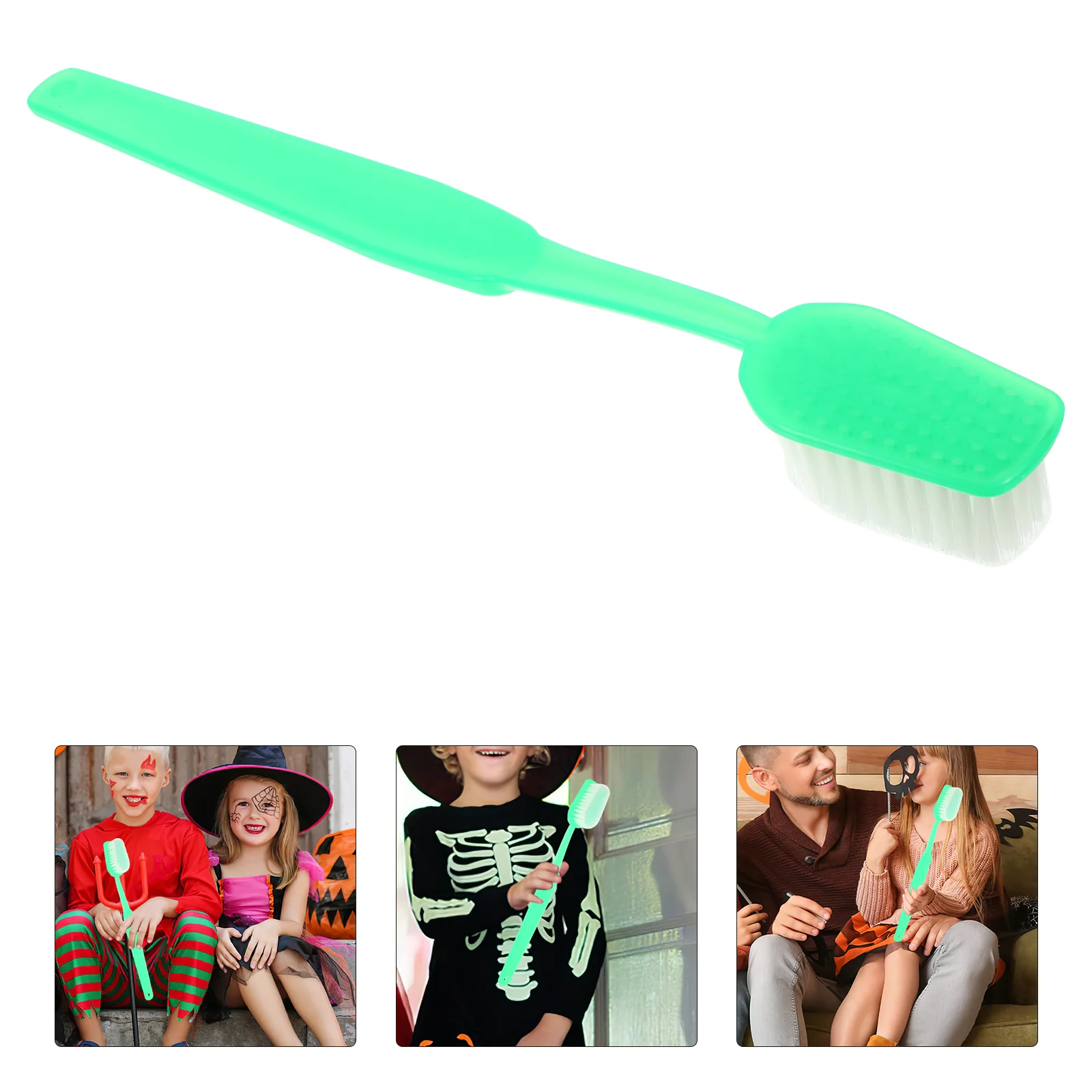 Big Demonstration Toothbrush Large Shape Novelty Funny Party Photo Props (black) 1pc Toy Halloween Decorations