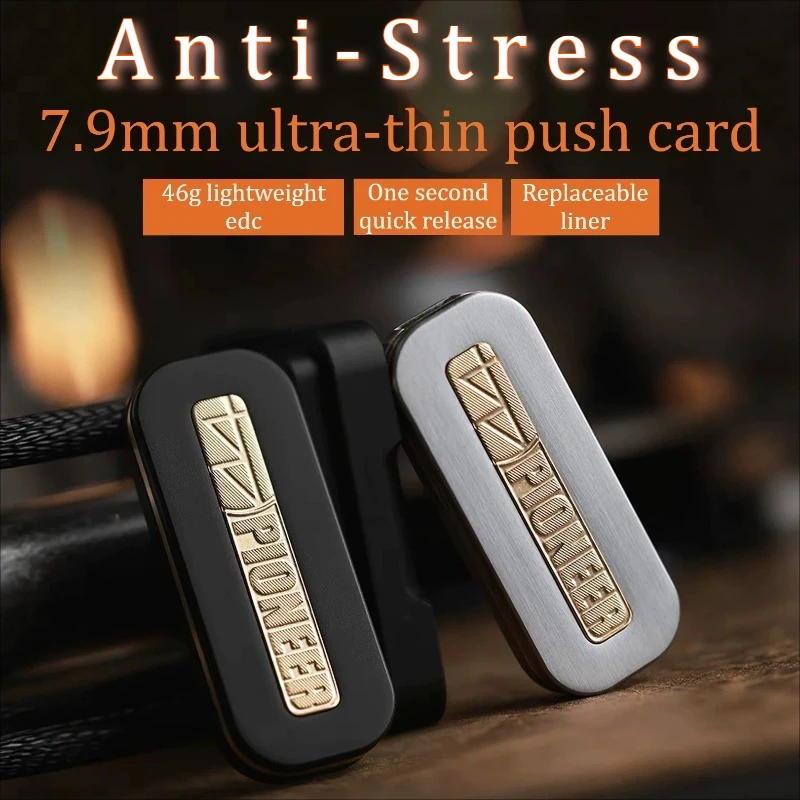 Magnetic Push Slider Fidget Toy Stainless Steel EDC Stress Relief Toy Adult Anti Anxiety Fidget Slider Desk Decompression Gadget