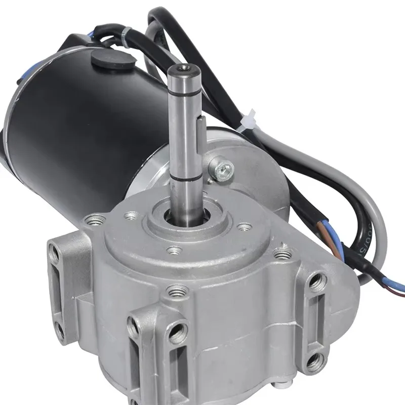 60W single signal 100W dual signal worm gear reducer Hall encoder motor is suitable for hotel automatic doors