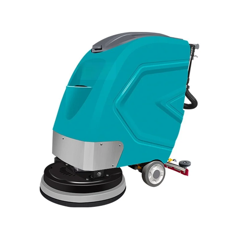 

Commercial hand-push drag-sweep integrated three-in-one washing machine
