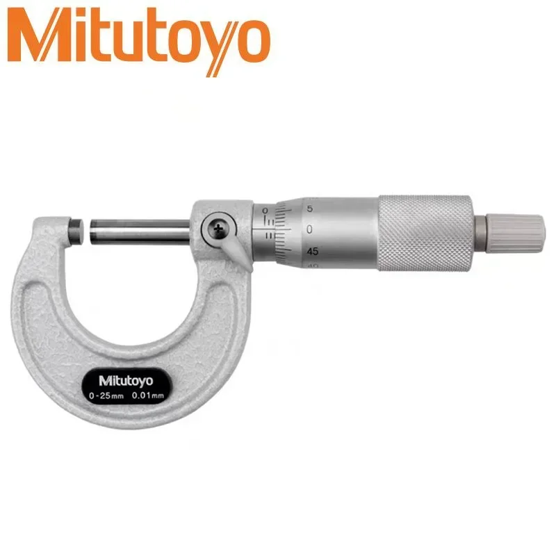 Mitutoyo Japan Gauge Micrometer 0-25mm 0.01/0.001mm Outside Metric Caliper Measurement Micrometer Tool