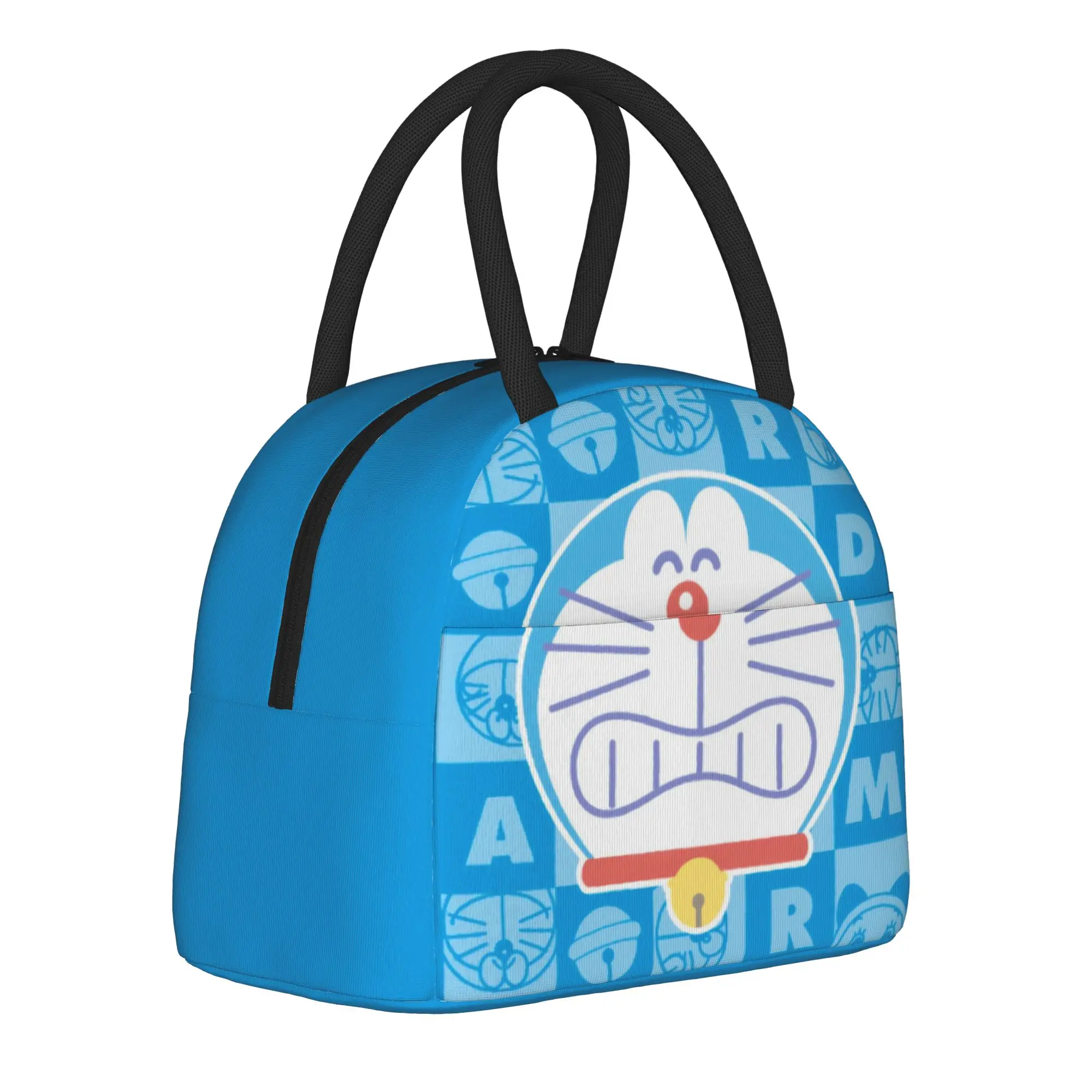 

doraemons blue cats cat Thermal Insulated Lunch Bags for Work Portable Food Bag Container Men Women Cooler Thermal Food Box