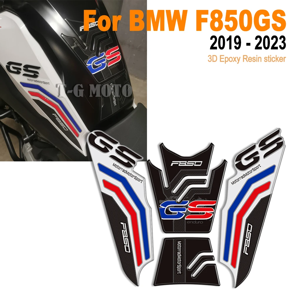 

Аксессуары для мотоциклов F850GS F 850 GS F850, 3D наклейка из эпоксидной смолы, ручки бака, накладки, защитная наклейка, комплект 2019-2023