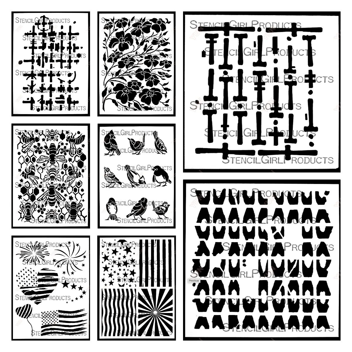 

Fleur De Lis Squared Stencil Backyard Birds Stencil Metal Cutting Dies Stencils for DIY Scrapbooking Photo Album Decoration