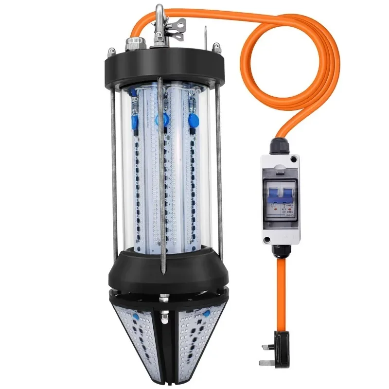 Light Emitting Diode Fishing Light 500w Squid Shark Green Can be used for salmon farming 15 hours continuous underwater fishing