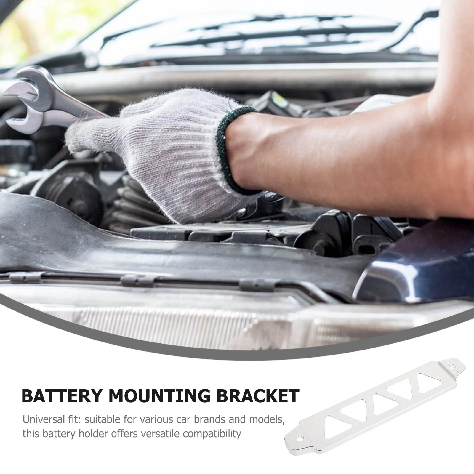 

Universal Aluminum Alloy 5-Hole Stabilizer Support For Auto Vehicle Durable Lightweight Fixing Bracket Holder For Various Models