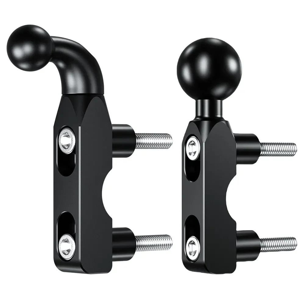 Mount Base Aluminum Alloy Ball Double Socket Arm Motorcycle Brake Ball Base 17mm 25mm 360 Degree Rotation for Bicycle Motorbike