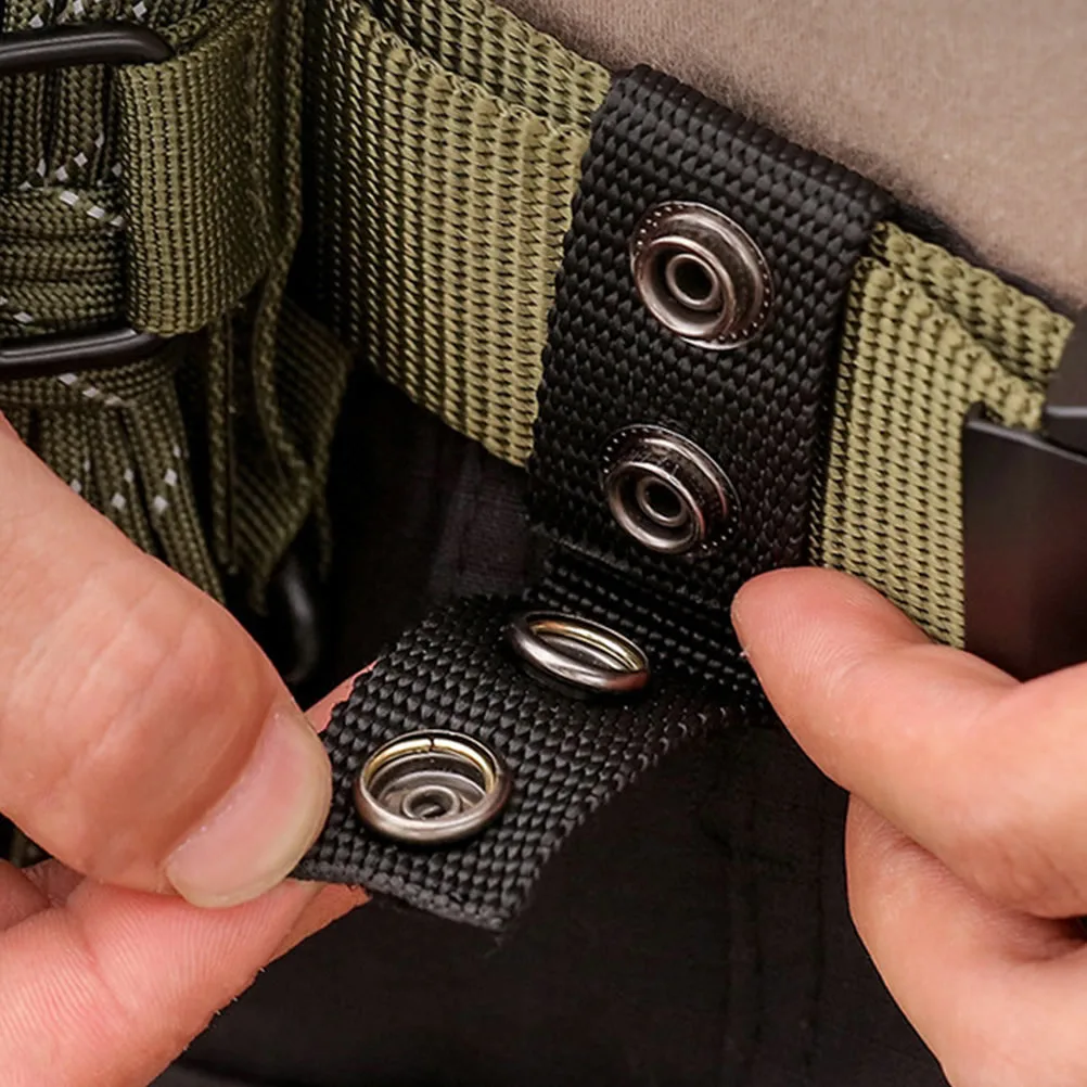 

12pcs Belt Belt Fixing Keepers Keepers Heavy Duty Nylon Snap Fixed Buckles for Outdoor Camping Hiking Hunting