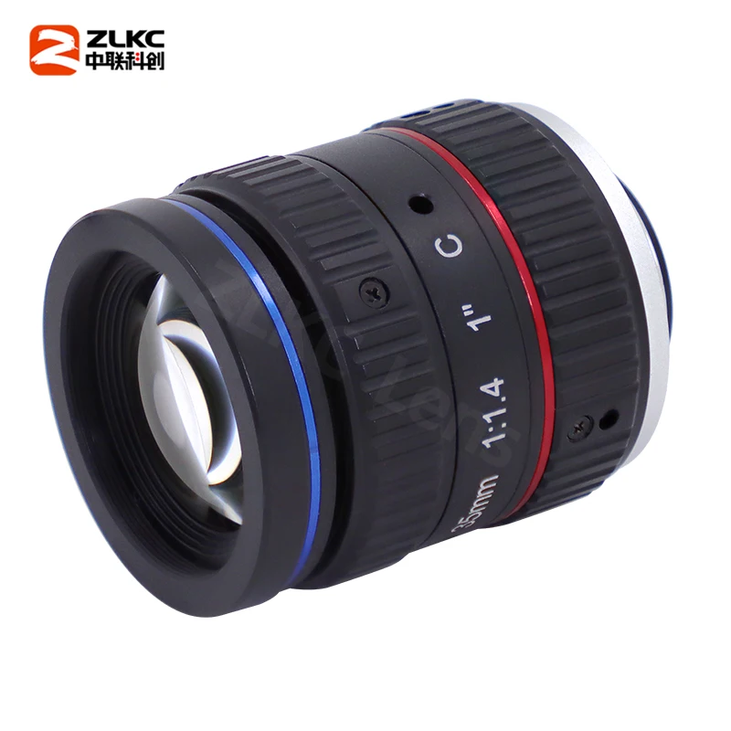 جديد 35 مللي متر عدسة بؤرية ثابتة HD 8.0 ميجابيكسل C-Mount عدسة F1.4 8MP عدساتها C-Mount دليل القزحية لعدسة كاميرا المراقبة