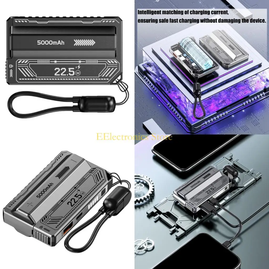 B03C ABS Reinforced 21700 Battery Case With Ejector Plug Detail Replaceable Mobile Power Empty Box For Extended Adventure