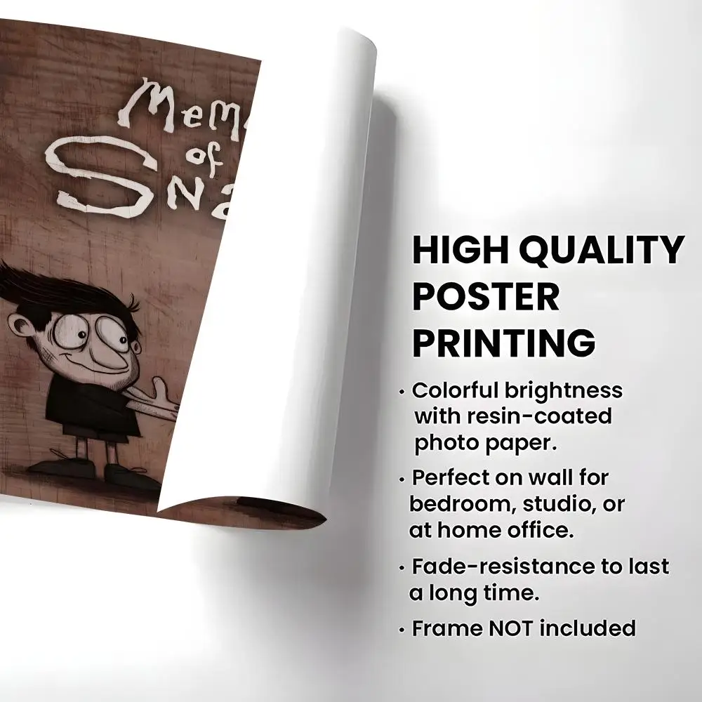 M-Memoir of a الحلزون المشارك HD الفن لزجة جدار مقاوم للماء غرفة المعيشة المنزلي غرفة نوم بار الديكور الجمالي #5