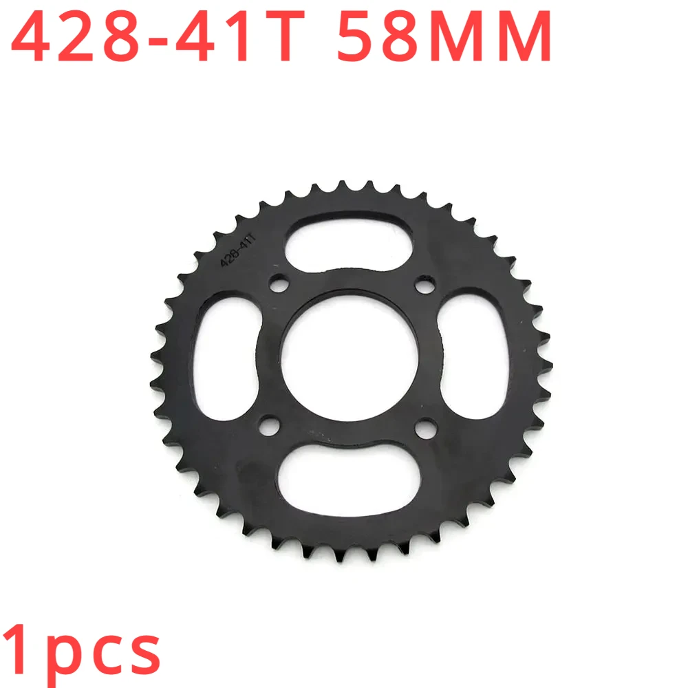 

For Motorcycle scooter chain gear 428-41T 58MM inner diameter aluminum sprocket wheel