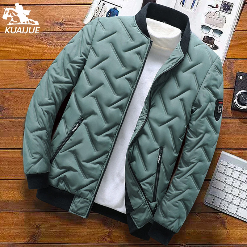 Chaqueta con cuello en V para hombre, Parka gruesa y cálida de plumón, abrigo de ocio de negocios, abrigos juveniles, L-4XL, 5XL, M52